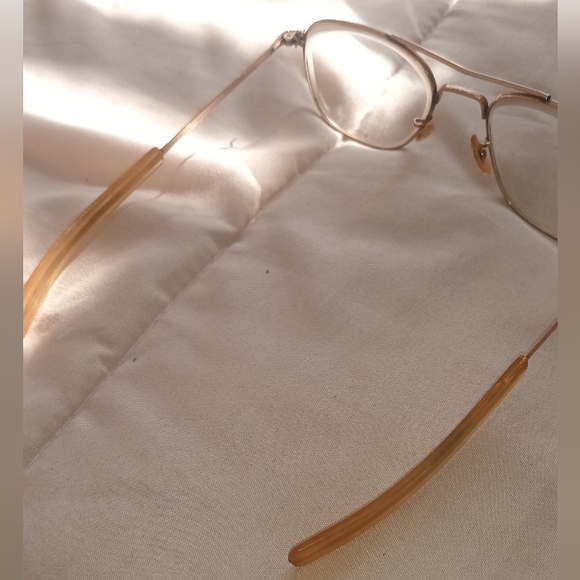 American Optical AO 5 1/2 Gold 1/10 12K GF Vintage Aviator glasses frame - Picture 2 of 4
